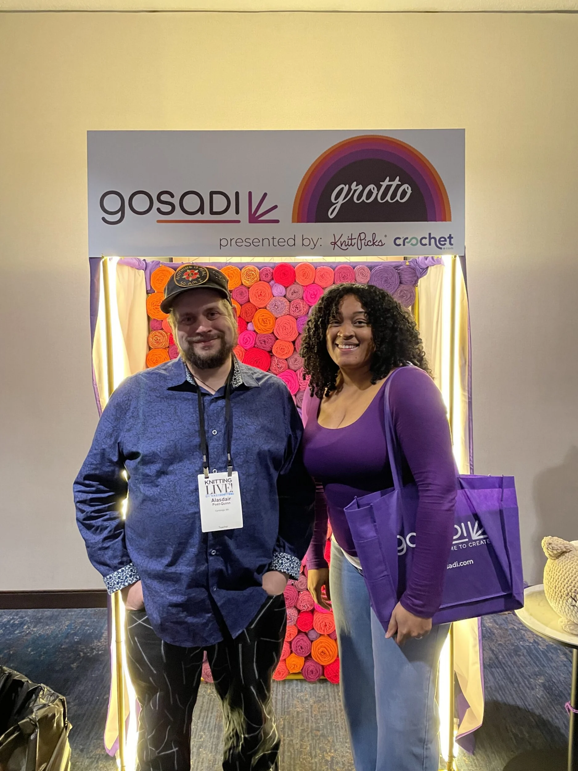 NaKeisha Takes On Vogue Knitting Live!